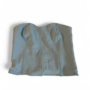 Abercrombie & Fitch Sky Blue Strapless Top